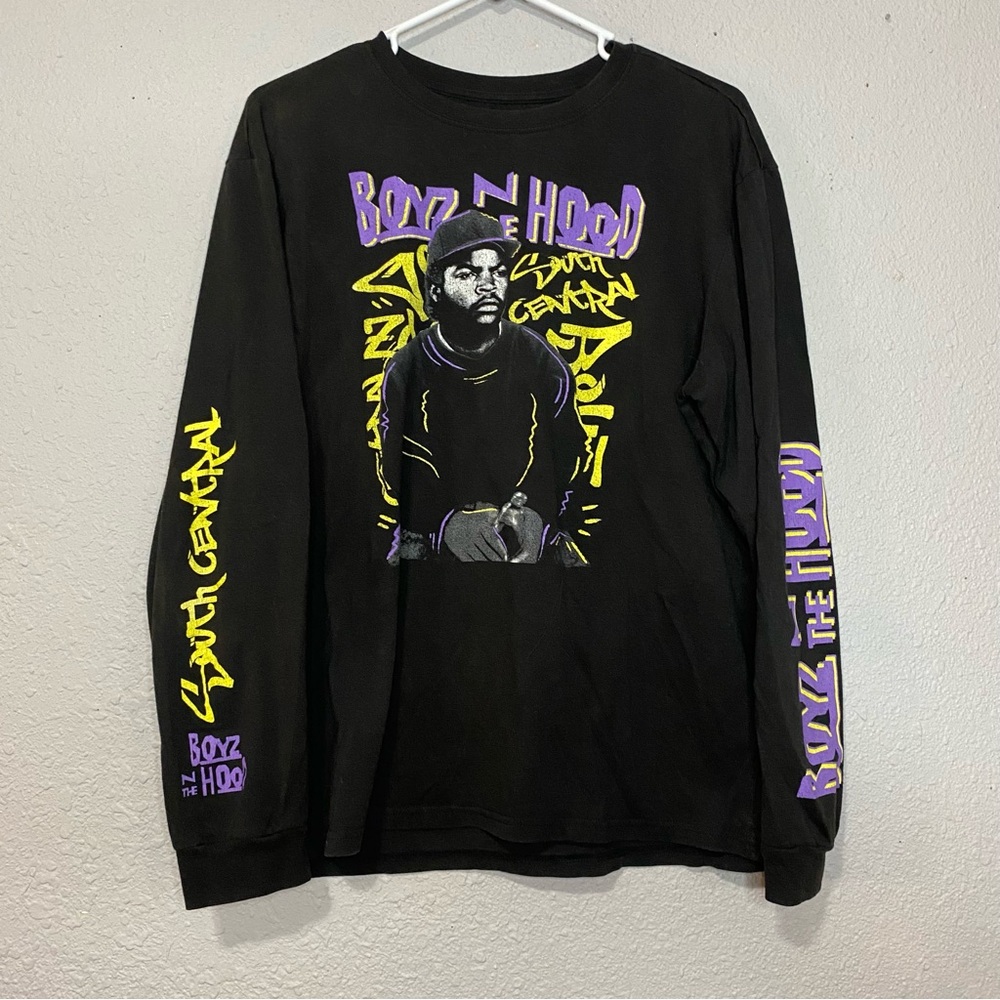 Boys In The Hood Long Sleeve Graphic Tee Sz L - Picture 1 of 8